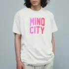 JIMOTOE Wear Local Japanの美濃市 MINO CITY Organic Cotton T-Shirt