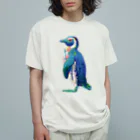 siroiroのぺぺぺぺんぎん オーガニックコットンTシャツ