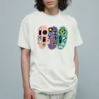 ふみきりグッズSHOPの踏切と標識と信号 Organic Cotton T-Shirt