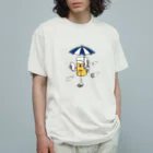 リュウラクドウの唐傘ビールお化け Organic Cotton T-Shirt