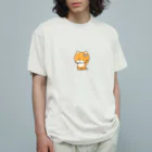 トホホなお店のトホホきつね オーガニックコットンTシャツ