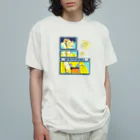 GOODS SHOP【そぞろな小窓】 SUZURI店の【I'm lovin' it! :D -yuzu-】 オーガニックコットンTシャツ