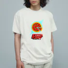 🕷Ame-shop🦇のPizza Point Organic Cotton T-Shirt