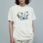 ataruno artの自作キーボードのエンドゲームを目指して(カラー) Organic Cotton T-Shirt