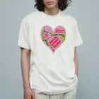 Tomorrow Die&GoのBREAK STORNY HEART オーガニックコットンTシャツ