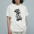 LUCHAのLet's Roll#4mono オーガニックコットンTシャツ