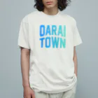 JIMOTOE Wear Local Japanの大洗町 OARAI TOWN Organic Cotton T-Shirt