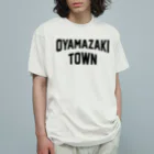 JIMOTOE Wear Local Japanの大山崎町 OYAMAZAKI TOWN オーガニックコットンTシャツ