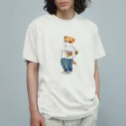 もりゆかの犬の村山さん オーガニックコットンTシャツ