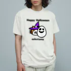 ミケタマのミケタマ Happy Halloween オーガニックコットンTシャツ