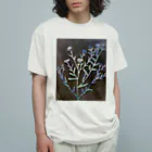 あおニャーマンの野菊 オーガニックコットンTシャツ