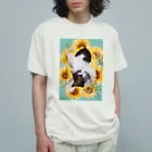 momo_emiの秋　モモエミ オーガニックコットンTシャツ