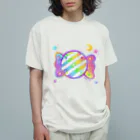 前田悠花｜イラストレーターの★虹色キャンディ★ Organic Cotton T-Shirt