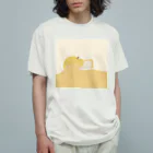 はやし企画の梨を撫でながら寝たい Organic Cotton T-Shirt