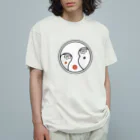 赤字黒字の赤字さん黒字さん Organic Cotton T-Shirt