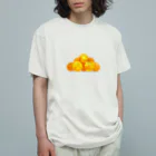 レ・モネのひたすら蜜柑 オーガニックコットンTシャツ