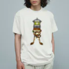 もむのふの爬虫類グッズやさんの龍燈鬼×天燈鬼両面プリント オーガニックコットンTシャツ