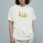 うくれれときりんのきりんとうくれれたち オーガニックコットンTシャツ