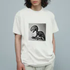 RAPTORのHAGETOR オーガニックコットンTシャツ