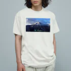 D-aerialのシネマティック蓼科山 オーガニックコットンTシャツ