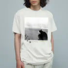 秘密結社猫のために生きよの田代島にゃんシリーズ　平和な日常 オーガニックコットンTシャツ