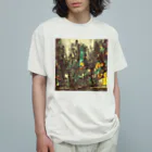 TakashiSのFuture city オーガニックコットンTシャツ