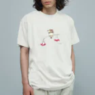 DOTEKKOの-TUGUMI No.2- Bird call オーガニックコットンTシャツ
