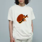 Azuretileのお菓鹿どら焼きTシャツ オーガニックコットンTシャツ