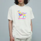 AtelierBoopのラブラドール　フラワーパーティ Organic Cotton T-Shirt