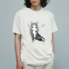 ノルエージャンフォレストキャット　Angel-ankhのノルエージャンフォレストキャット　angel　Angel Organic Cotton T-Shirt