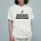 JAGUARS_flagfooballの文字ロゴ オーガニックコットンTシャツ