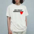 COCO boutiqueのNVC✖️heart オーガニックコットンTシャツ