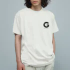 noisie_jpの【G】イニシャル × Be a noise. オーガニックコットンTシャツ