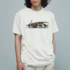 恐竜おみやげ屋のアジアの恐竜達 オーガニックコットンTシャツ