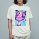 せみまるこのお店のきのこと、妖精。 Organic Cotton T-Shirt