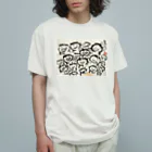 KIYOKA88WONDERLANDのえがおがいちばん　カッパ友達 オーガニックコットンTシャツ