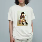 AKZの不幸な女 オーガニックコットンTシャツ