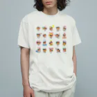 バッファ君  goods【近鉄バファローズ／1976-1996】のLINE【ファンシー】バッファ君 オーガニックコットンTシャツ