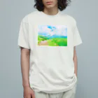 肉まん屋の肉まん風景画Ⅱ Organic Cotton T-Shirt