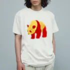 広熨斗隼人SHOPの広熨斗隼人のカラーパンダ🐼２ Organic Cotton T-Shirt