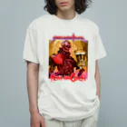 酒飲みウェアのSAKE GA SUKI DEATH オーガニックコットンTシャツ