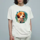 northwardのbeagle  オーガニックコットンTシャツ