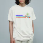 miyakojima_baseのバカンスちょい悪べーすくん オーガニックコットンTシャツ