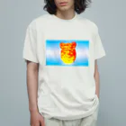 Danke Shoot Coffeeの前衛的ホヤ オーガニックコットンTシャツ