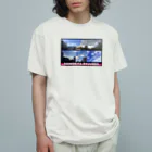 下北龍雲堂の【🐉開運🐉】下北五大龍雲グッズ（英字ロゴ） Organic Cotton T-Shirt