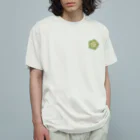 kg_shopの[☆両面] オクラネバネバ【視力検査表パロディ】 オーガニックコットンTシャツ