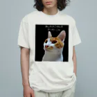 いわたみーと😿現在お昼寝中のきょうのごはんはぶりだいこん オーガニックコットンTシャツ