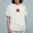 GRAND FATHER CAFE.のいちごちゃん。 Organic Cotton T-Shirt