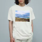 あべこのお店 の北海道の海 オーガニックコットンTシャツ