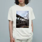 19820909の知立駅 オーガニックコットンTシャツ